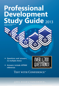 air-force-professional-development-study-guide-2013-edition-pfe-usafse