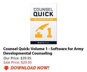 Counsel Quick - Army Counseling Software