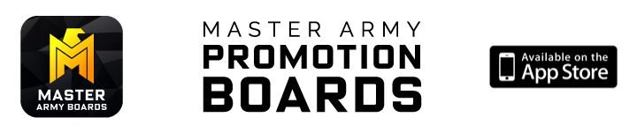 Master Army Promotions Boards - App for iOS